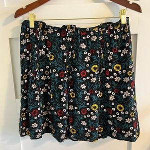 Loft floral skirt, Medium Petite